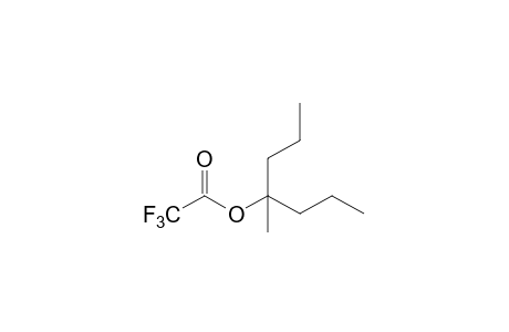 trifluoroacetic acid, 4-methyl-4-heptyl ester