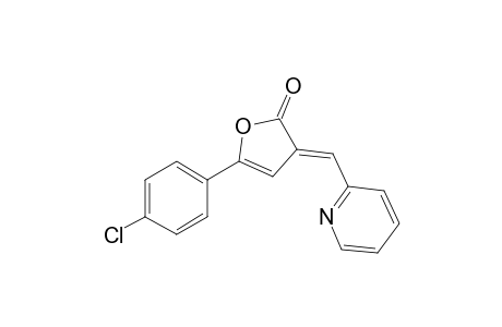 5-(4-Chlorophenyl)-3-(2-pyridinylmethylene)-2(3H)-furanone
