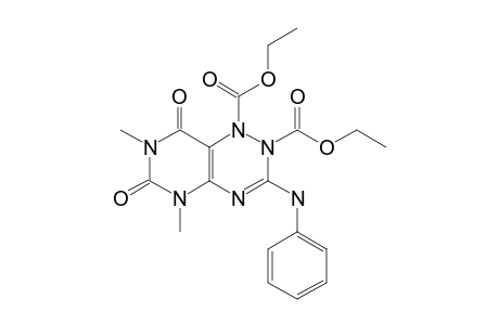 DIETHYL-1,2,5,6,7,8-HEXAHYDRO-5,7-DIMETHYL-6,8-DIOXO-3-PHENYLAMINOPYRIMIDO-[4,5-E]-[1,2,4]-TRIAZINE-1,2-DICARBOXYLATE