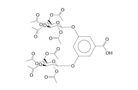 3,5-Bis-(2,3,4,6-tetra-O-acetyl-d-glucopyranosyloxy)-benzoic acid