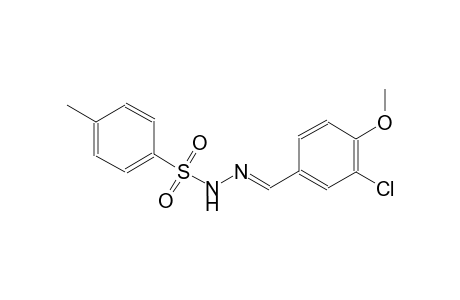 N'-[(E)-(3-chloro-4-methoxyphenyl)methylidene]-4-methylbenzenesulfonohydrazide