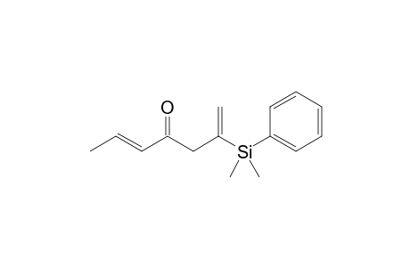2-(Dimethylphenylsilyl)hepta-1,5-dien-4-one