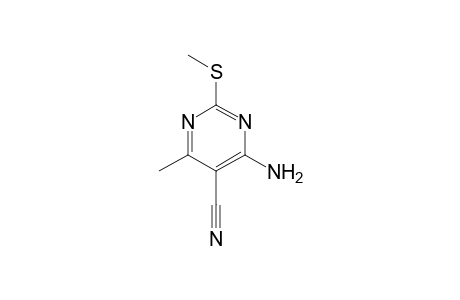 5-Pyrimidinecarbonitrile, 4-amino-6-methyl-2-(methylthio)-