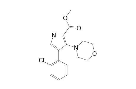 methyl 4-(2-chlorophenyl)-3-morpholin-4-yl-1H-pyrrole-2-carboxylate