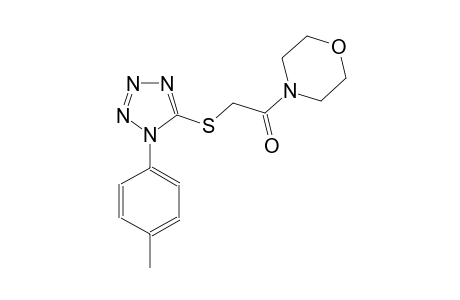 4-({[1-(4-methylphenyl)-1H-tetraazol-5-yl]sulfanyl}acetyl)morpholine