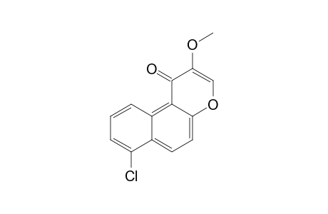 7-Chloro-2-methoxy-1H-naphtho[2,1-b]pyran-1-one