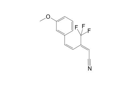 (2E, 4Z)-5-(3-Methoxyphenyl)-3-(trifluoromethyl)penta-2,4-dienenitrile
