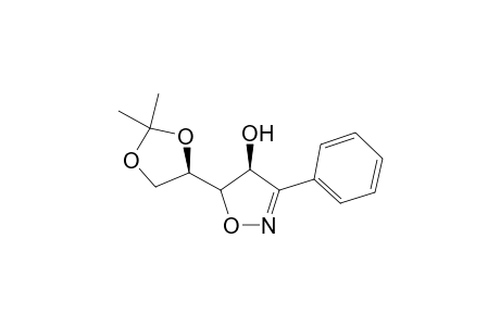(4S,5S,1'R)-4-Hydroxy-3-phenyl-5-(2',2'-dimethyl-1',3'-dioxolan-1'-yl)-.delta.(2)isoxazoline
