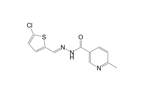 N'-[(E)-(5-chloro-2-thienyl)methylidene]-6-methylnicotinohydrazide