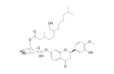 4'-O-Methylbutin-7-O-[(6'",1''')-3"'.11"'-dimethyl-7"'-(hydroxymethylene)dodecanyl]-.beta.-glucopyranoside