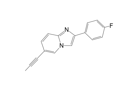 6-(Prop-1'-yn-1'-yl)-2-(p-fluorophenyl)imidazo[1,2-a]pyridine