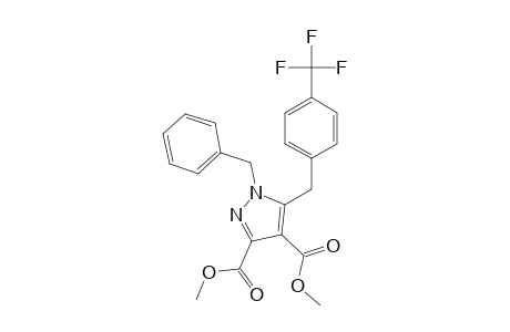 DIMETHYL-1-BENZYL-5-(4-TRIFLUOROMETHYLBENZYL)-1H-PYRAZOLE-3,4-DICARBOXYLATE