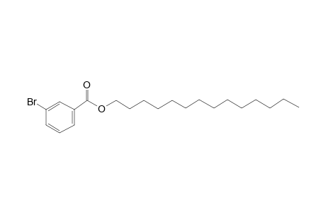 3-Bromobenzoic acid, tetradecyl ester