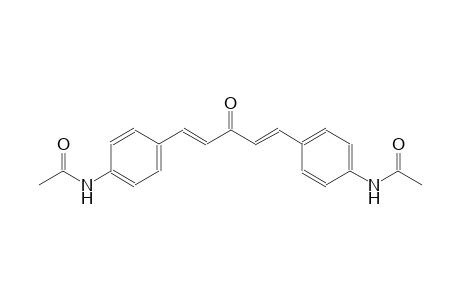 N-(4-{(1E,4E)-5-[4-(acetylamino)phenyl]-3-oxo-1,4-pentadienyl}phenyl)acetamide