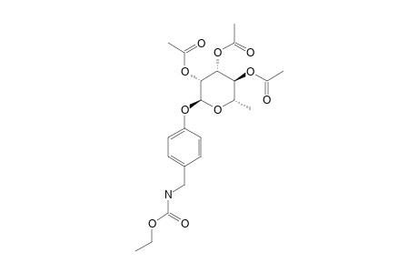 N-ETHOXYCARBONYL-4-(2',3',4'-TRI-O-ACETYL-ALPHA-L-RHAMNOPYRANOSYLOXY)-BENZYLAMINE