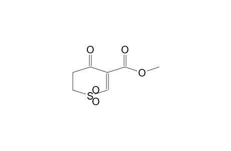 2H-THIOPYRAN-5-CARBOXYLIC ACID, 3,4-DIHYDRO-4-OXO-METHYL ESTER 1,1-DIOXIDE