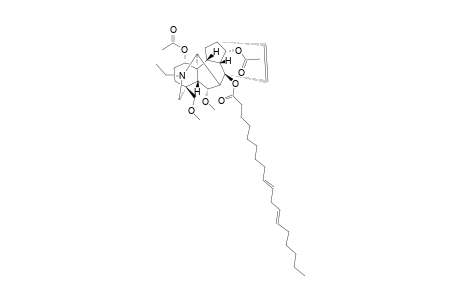 1-ACETYL-8-DEACETYL-16-DEMETHOXY-15,16-DIDEHYDRODELPHISINE-8-LINOLEATE