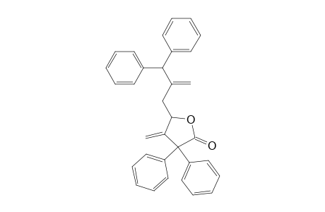 2(3H)-Furanone, 5-[2-(diphenylmethyl)-2-propenyl]dihydro-4-methylene-3,3-diphenyl-