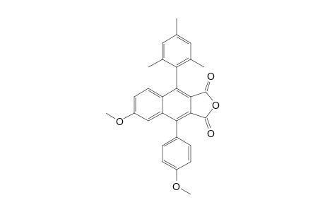 6-Methoxy-4-(4'-methoxyphenyl)-9-(2',4',6'-trimethylphenyl)-1H,3H-naphtho[2,3-c]furan-1,3-dione