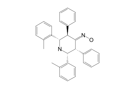 2,6-DI-(2-METHYLPHENYL)-3,5-DIPHENYL-PIPERIDIN-4-ONE-OXIME