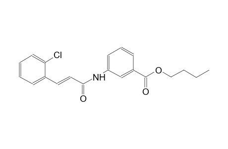 benzoic acid, 3-[[(2E)-3-(2-chlorophenyl)-1-oxo-2-propenyl]amino]-, butyl ester