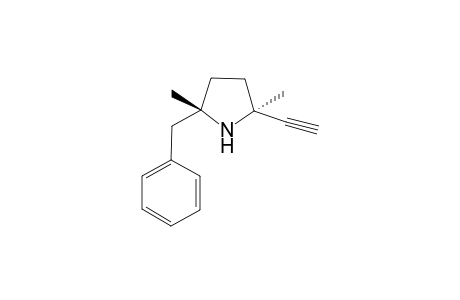 trans-2-Benzyl-5-ethynyl-2,5-dimethyl-pyrrolidine
