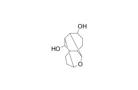 5,2,9-Ethanylylidene-1-benzoxepin-8,11-diol, decahydro-, (2.alpha.,5.alpha.,5a.beta.,8.beta.,9.alpha.,9a.beta.,10S*,11S*)-