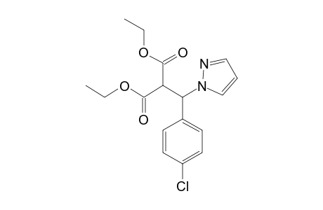 DIETHYL-2-[(4-CHLOROPHENYL)-PYRAZOL-1-YL)-METHYL)-MALONATE