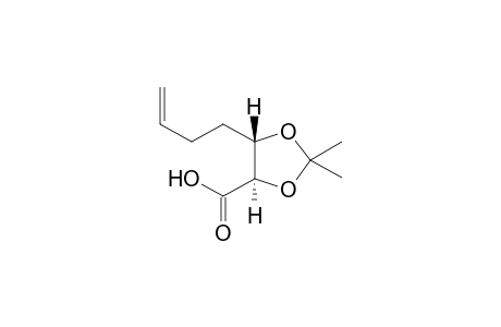 (4R,5S)-5-(But-2'-enyl)-2,2-dimethyl-1,3-dioxolane-4-carboxylic acid