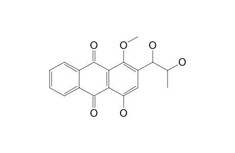 3-(1',2'-DIHYDROXYPROPYL)-1-HYDROXY-4-METHOXYANTHRAQUINONE