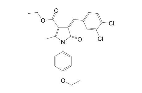 (4Z)-4-(3,4-dichlorobenzylidene)-5-keto-2-methyl-1-p-phenetyl-2-pyrroline-3-carboxylic acid ethyl ester