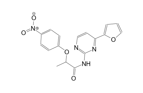N-[4-(2-furyl)-2-pyrimidinyl]-2-(4-nitrophenoxy)propanamide