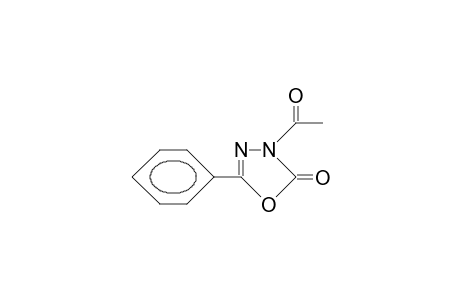 3-Acetyl-5-phenyl-1,3,4-oxadiazolinone-2