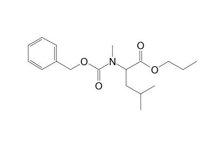 L-Leucine, N-benzyloxycarbonyl-N-methyl-, propyl ester