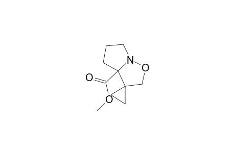 3a-spiro[2,4,5,6-tetrahydropyrrolo[1,2-b]isoxazole-3,1'-cyclopropane]carboxylic acid methyl ester