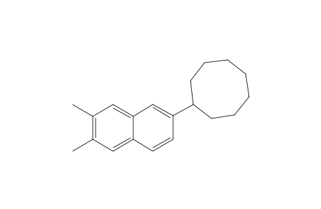 6-Cyclooctyl-2,3-dimethylnaphthalene