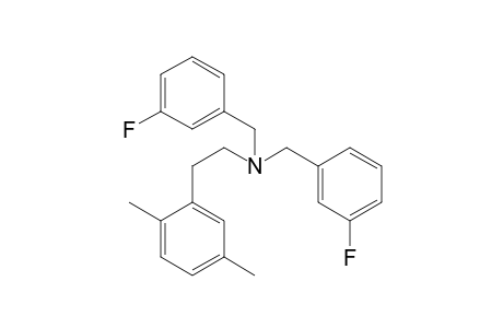 N,N-Bis(3-fluorobenzyl)-2,5-dimethylbenzeneethanamine
