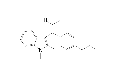 1,2-Dimethyl-3-(1-(4-propylphenyl)-1-propen-1-yl)1H-indole I