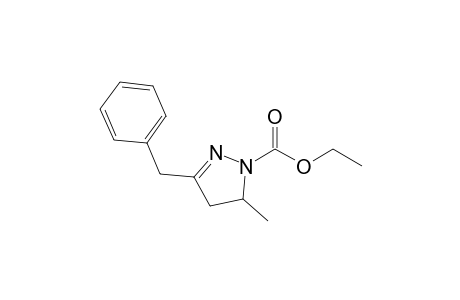 3-Benzyl-5-methyl-2-pyrazoline-1-carboxylic acid ethyl ester
