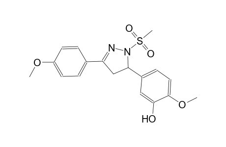 phenol, 5-[4,5-dihydro-3-(4-methoxyphenyl)-1-(methylsulfonyl)-1H-pyrazol-5-yl]-2-methoxy-