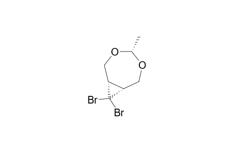 ENDO-8,8-DIBROMO-4-METHYL-3,5-DIOXABICYCLO-[5.1.0]-OCTANE