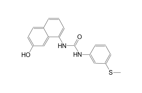 N-(7-hydroxy-1-naphthyl)-N'-[3-(methylsulfanyl)phenyl]urea