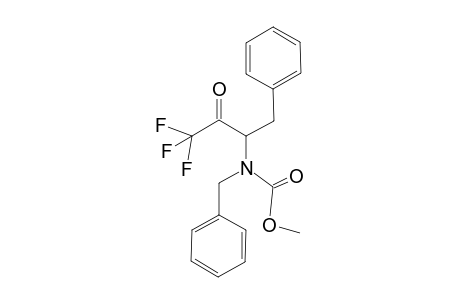 3-(N-Benzyl-N-methoxycarbonylamido)-4-phenyl-1,1,1-trifluoro-2-butanone