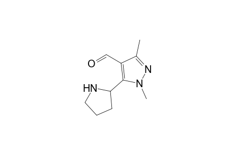 5-(Pyrrolidin-2'-yl)-1,3-dimethyl-4-formylpyrazole