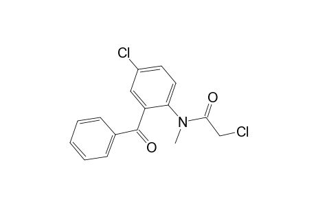 Acetamide, N-(2-benzoyl-4-chlorophenyl)-2-chloro-N-methyl-