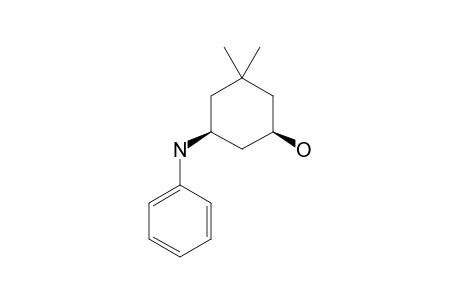 cis-3-ANILINO-5,5-DIMETHYL-CYCLOHEXANOL