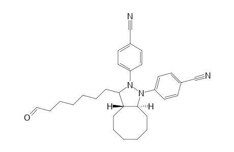 7-[1,2-Bis(4-cyanophenyl)decahydro-1H-trans-cyclooctapyrazol-3-yl]heptanal