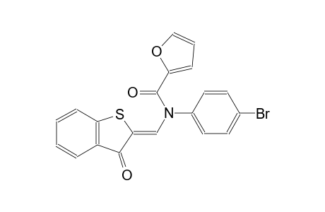 N-(4-bromophenyl)-N-[(Z)-(3-oxo-1-benzothien-2(3H)-ylidene)methyl]-2-furamide