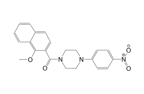 methyl 2-{[4-(4-nitrophenyl)-1-piperazinyl]carbonyl}-1-naphthyl ether