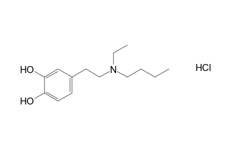 4-[2-(butylethylamino)ethyl]pyrocatechol, hydrochloride